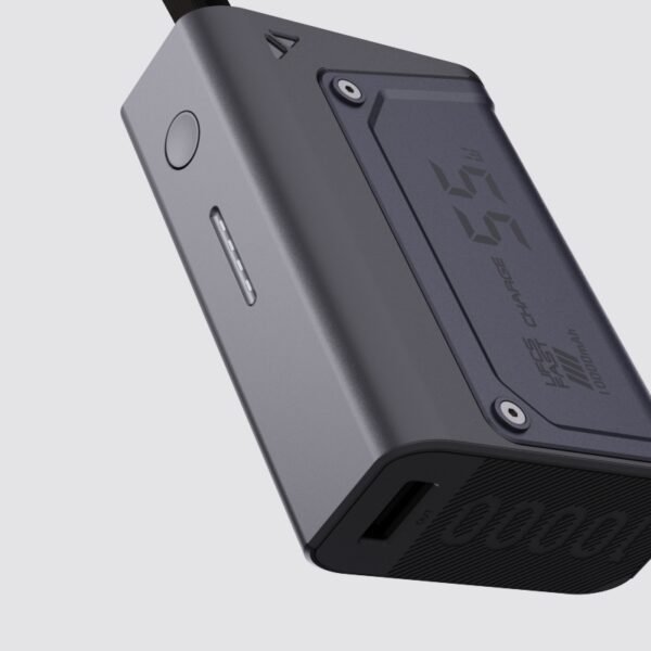 Fast Charging Power Bank with Built-in Cables