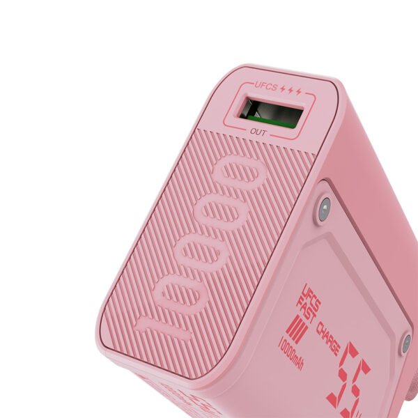 Fast Charging Power Bank with Built-in Cables